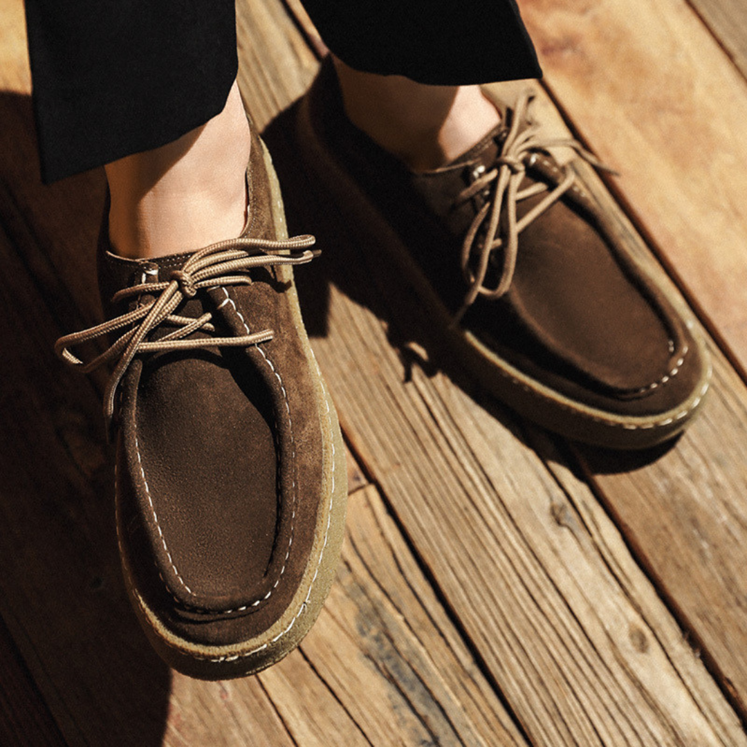 Zapatos de vestir de ante de alta gama
