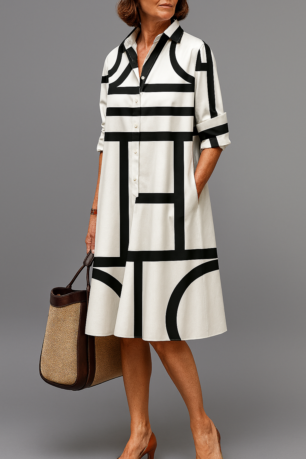 Ellie | Vestido de mediodía elegante y refinado