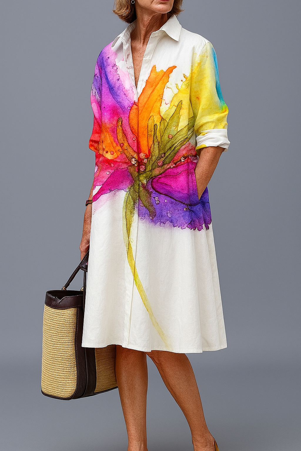Lydia | Vestido de mediodía elegante y refinado