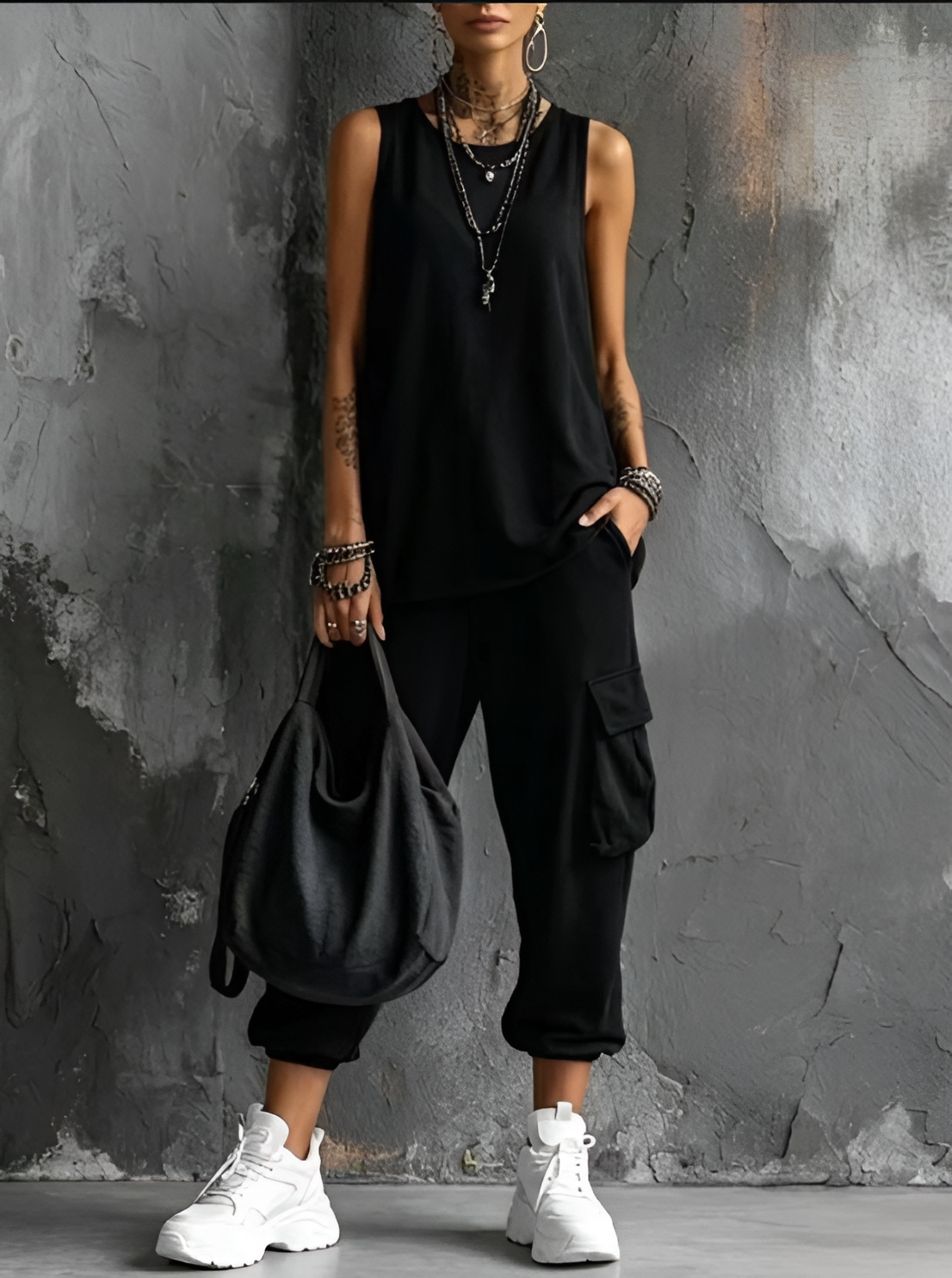 Valentina | Conjunto Casual Holgado con Bolsillos