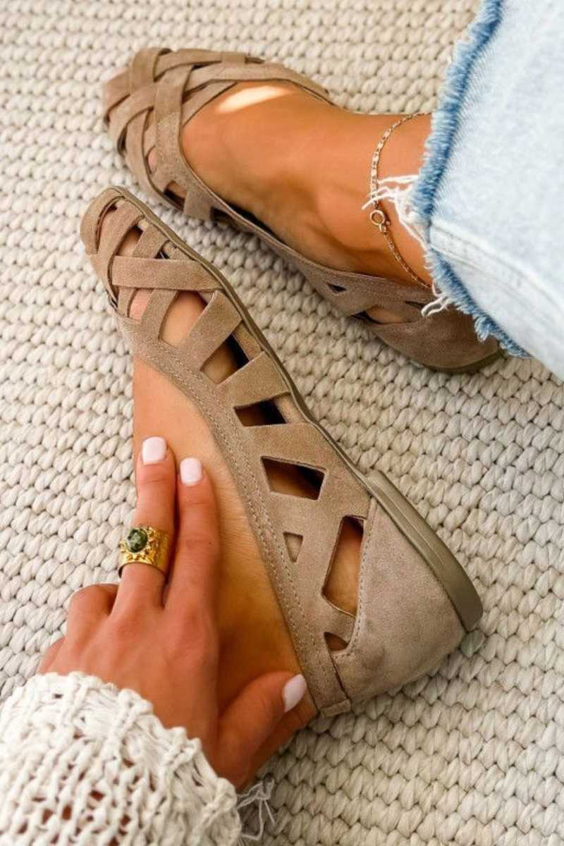 Ivonne | Sandalias Tejidas de Punta Abierta