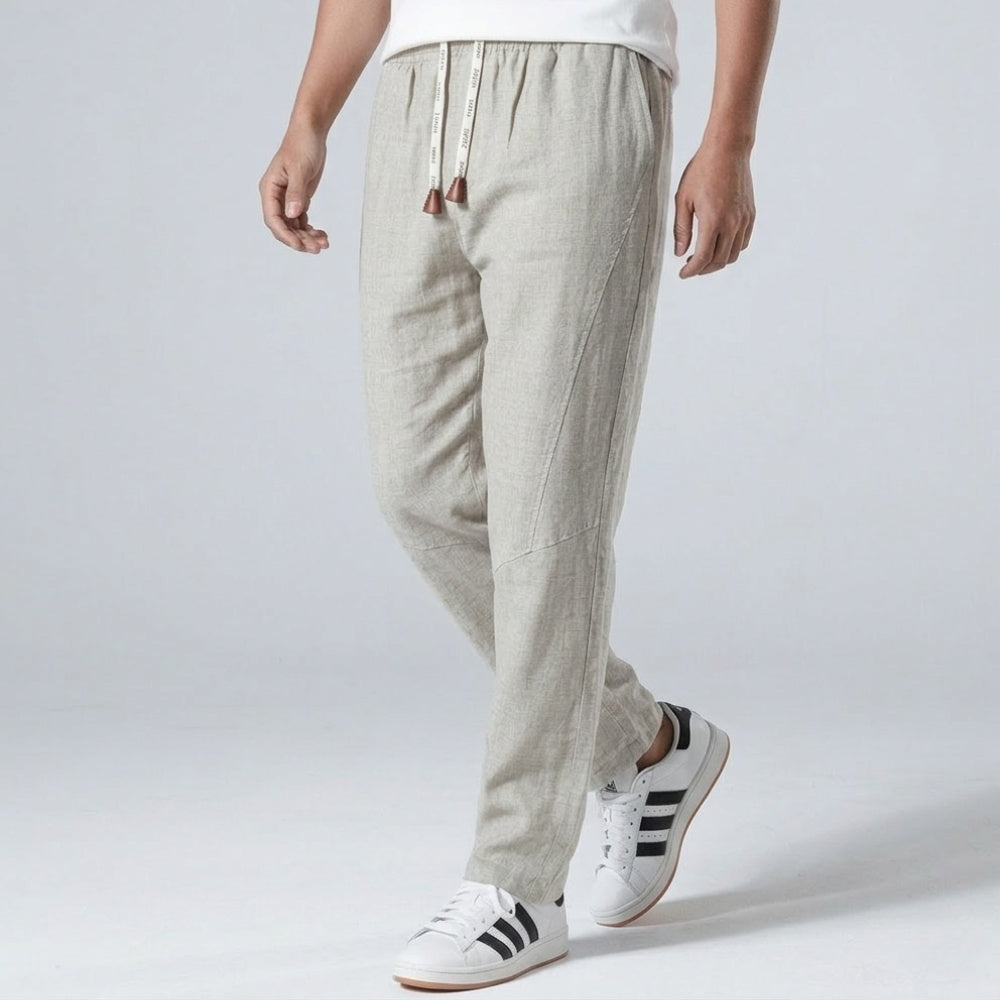 Tsuki - Pantalones japoneses cómodos de lino