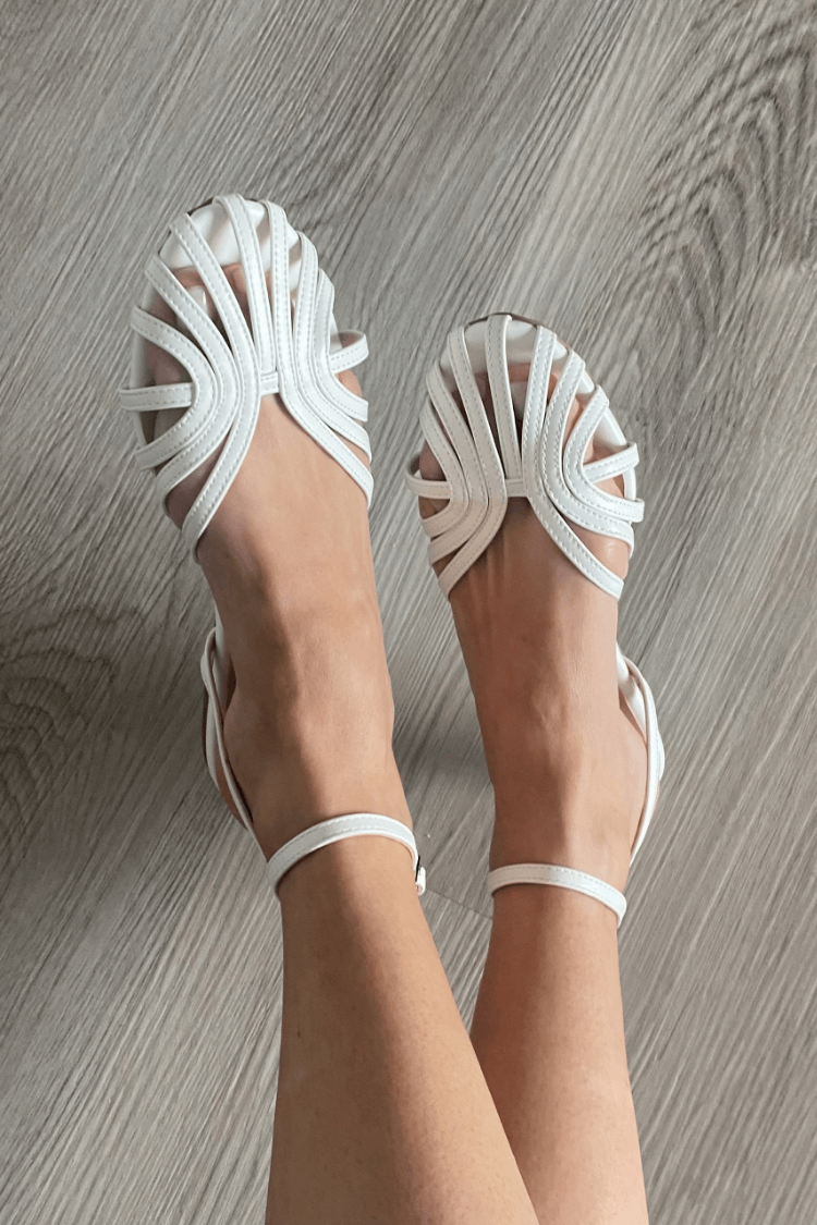 Cecilia | Sandalias de Tiras con Punta Redonda