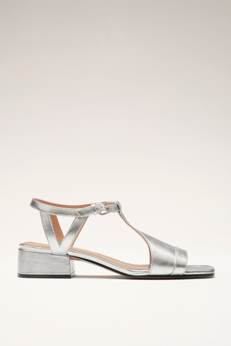 Yadira | Sandalias de Tacón Bajo con Tira en T