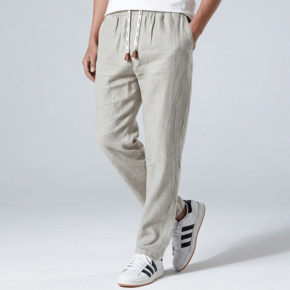 Tsuki - Pantalones japoneses cómodos de lino