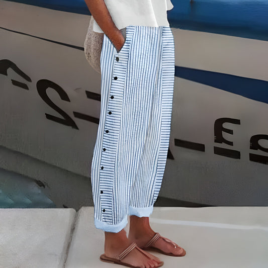 Pantalones ligeros de lino