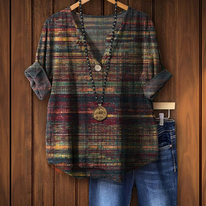 Blusa vintage de colores