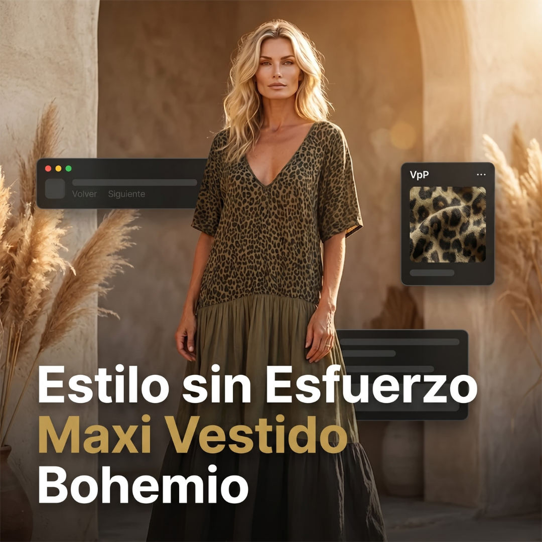 Alondra | Vestido Elegante Largo de estilo Bohemio