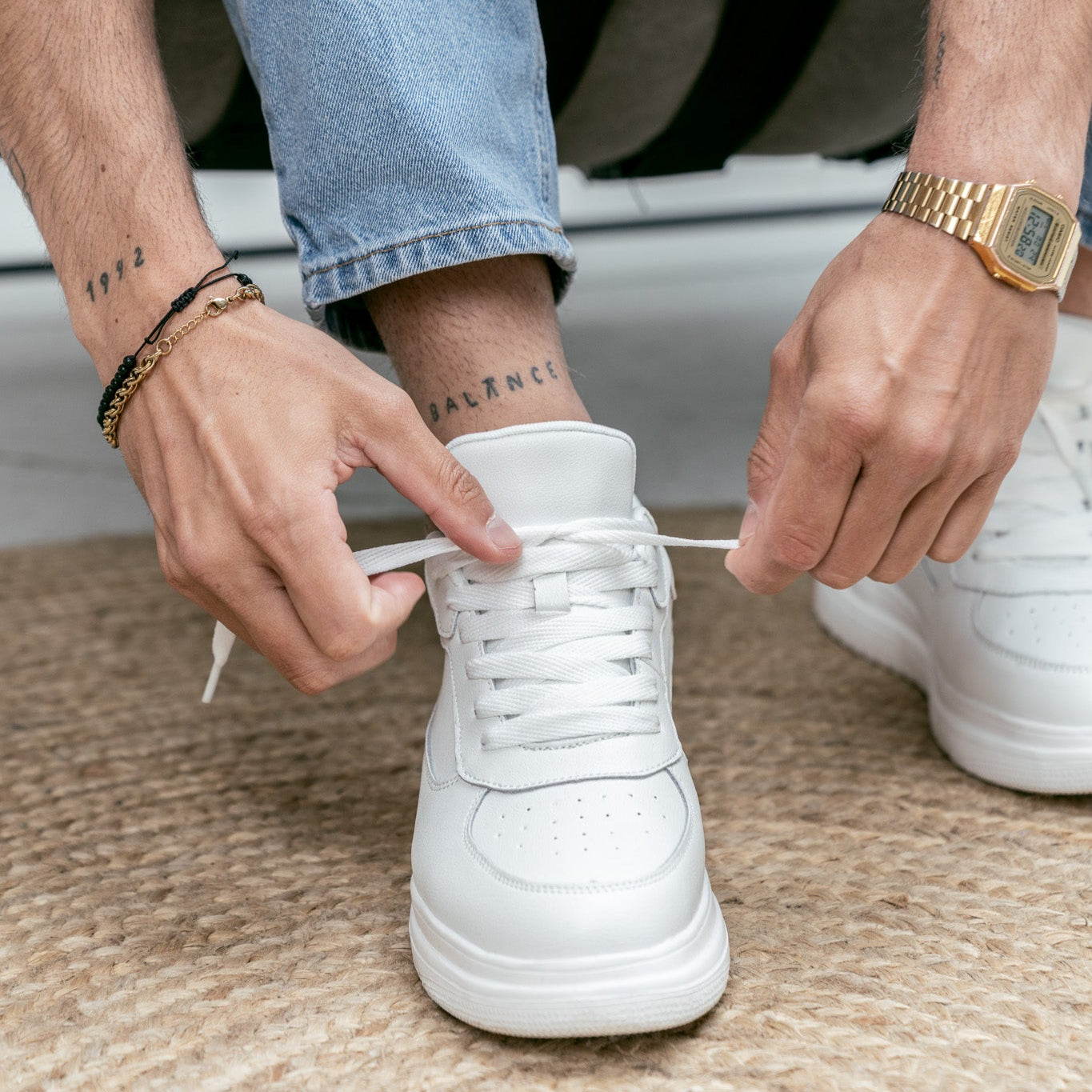 Clara Serra | Zapatos con Tacón blancos informales