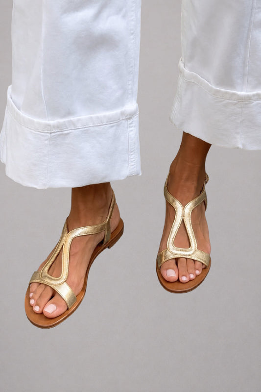Brenda | Sandalias Planas Elegantes