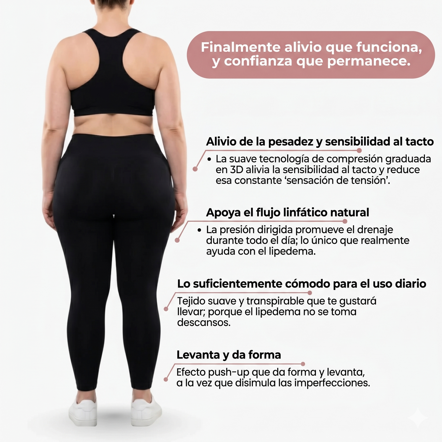 Clara Serra | Mallas 3D: alivié de forma natural el dolor y la hinchazón del lipedema