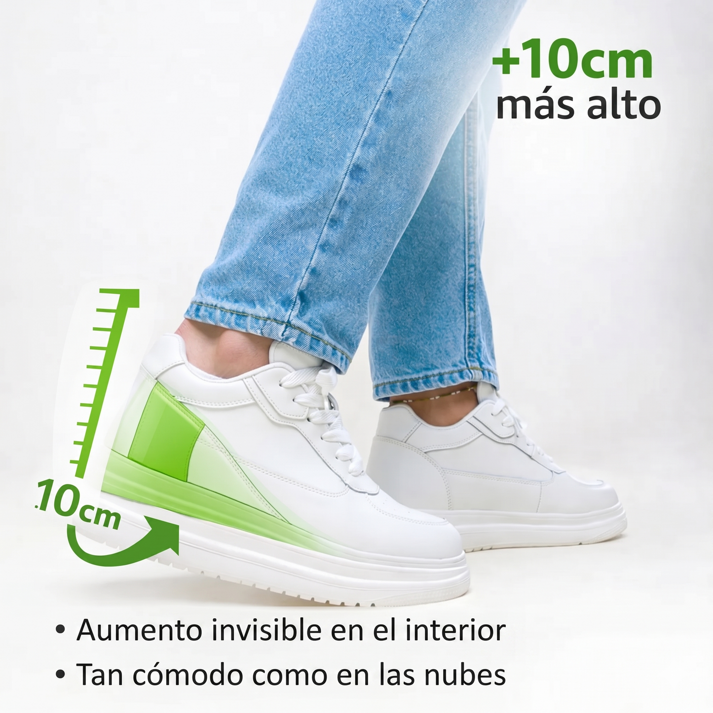 Clara Serra | Zapatos con Tacón blancos informales