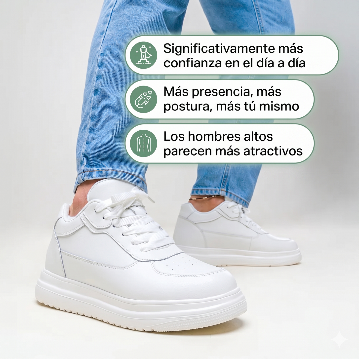 Clara Serra | Zapatos con Tacón blancos informales
