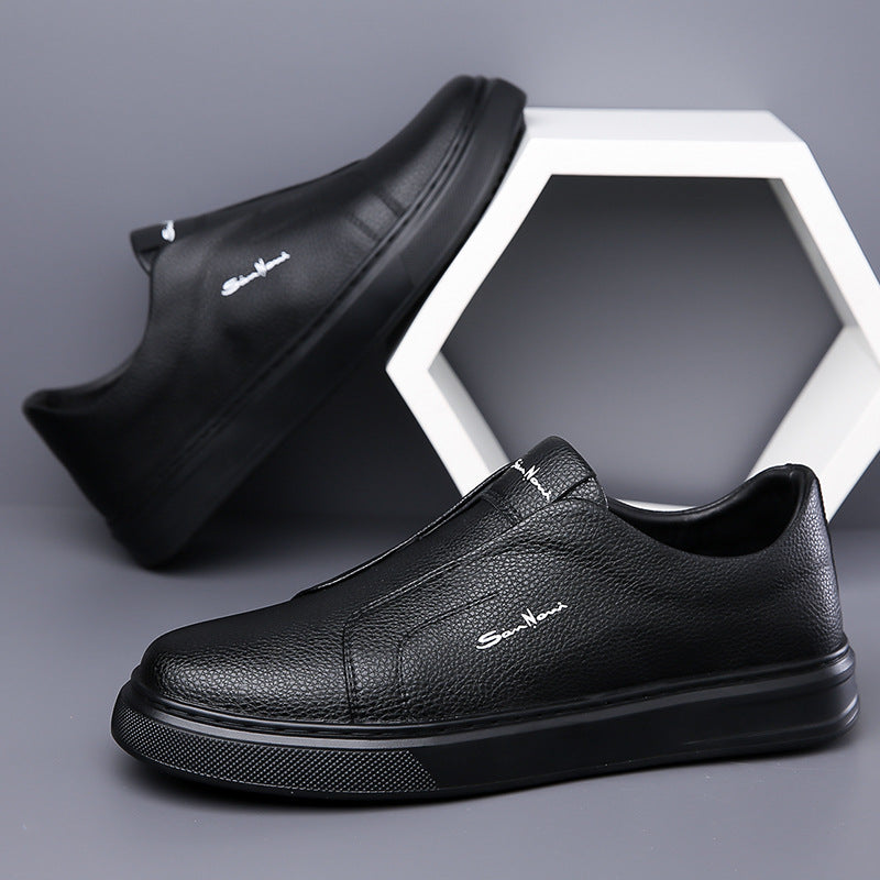 Zapatos de cuero auténtico