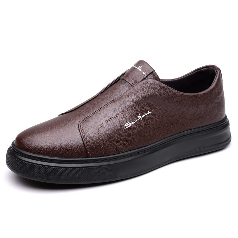 Zapatos de cuero auténtico
