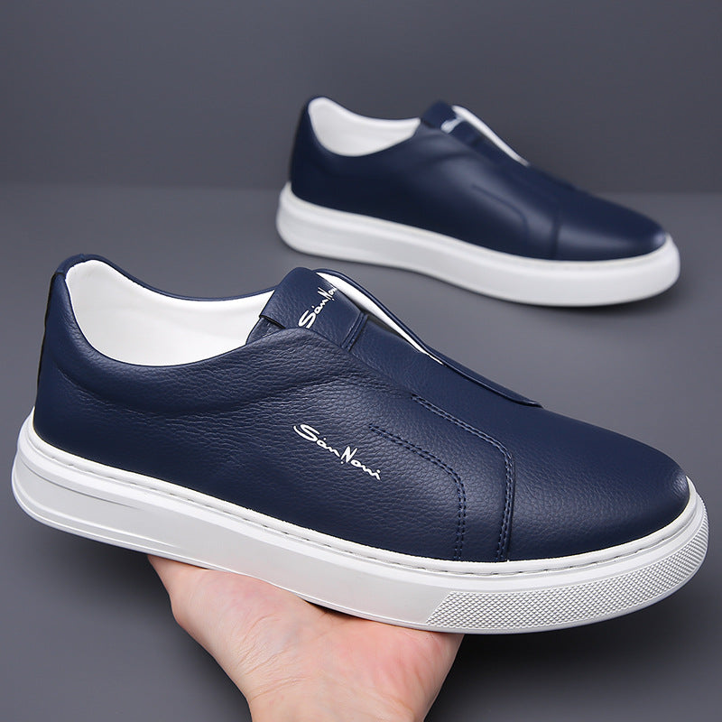 Zapatos de cuero auténtico