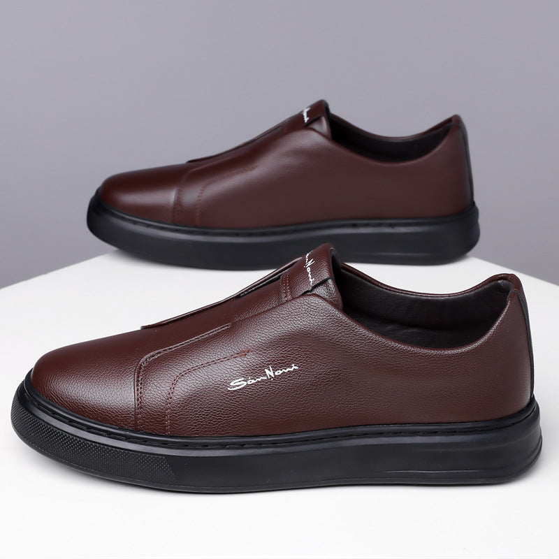 Zapatos de cuero auténtico