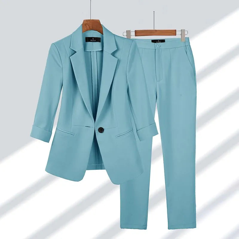 Conjunto de chaqueta y pantalón de lujo