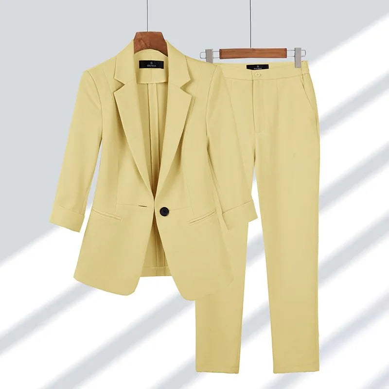 Conjunto de chaqueta y pantalón de lujo