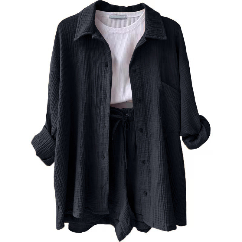 Conjunto de algodón informal para el día a día