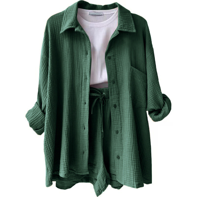 Conjunto de algodón informal para el día a día