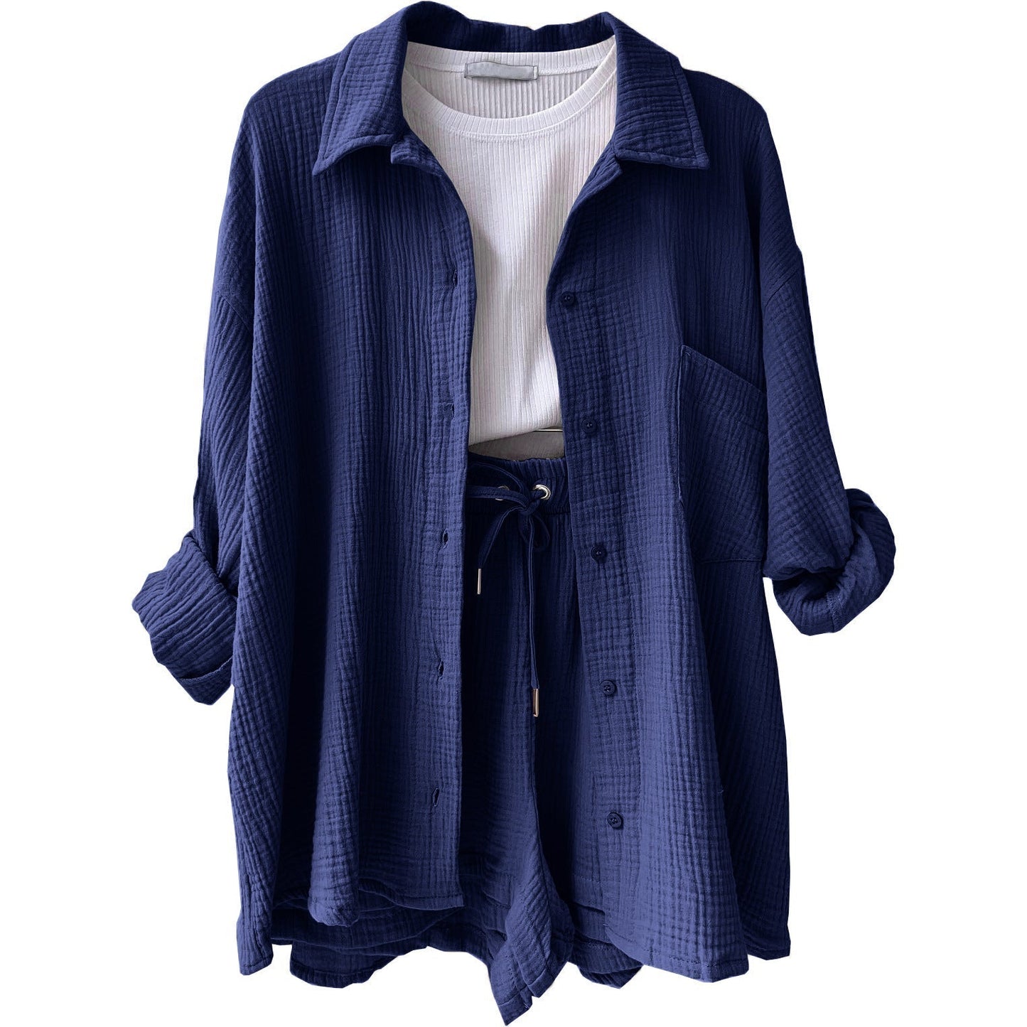 Conjunto de algodón informal para el día a día