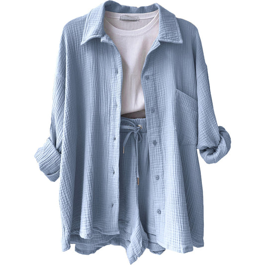 Conjunto de algodón informal para el día a día