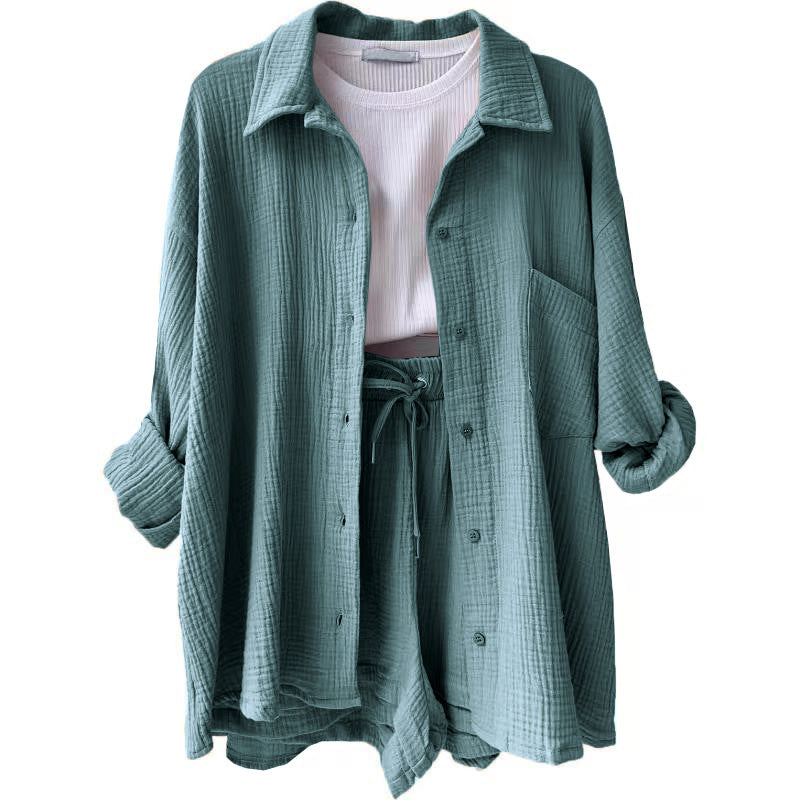 Conjunto de algodón informal para el día a día