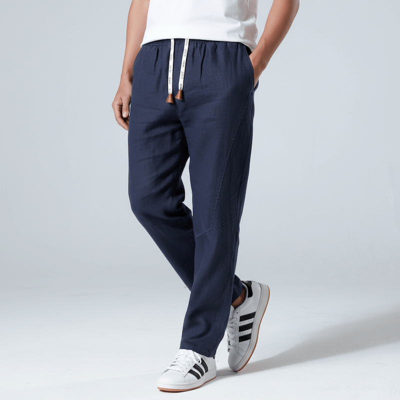 Tsuki - Pantalones japoneses cómodos de lino