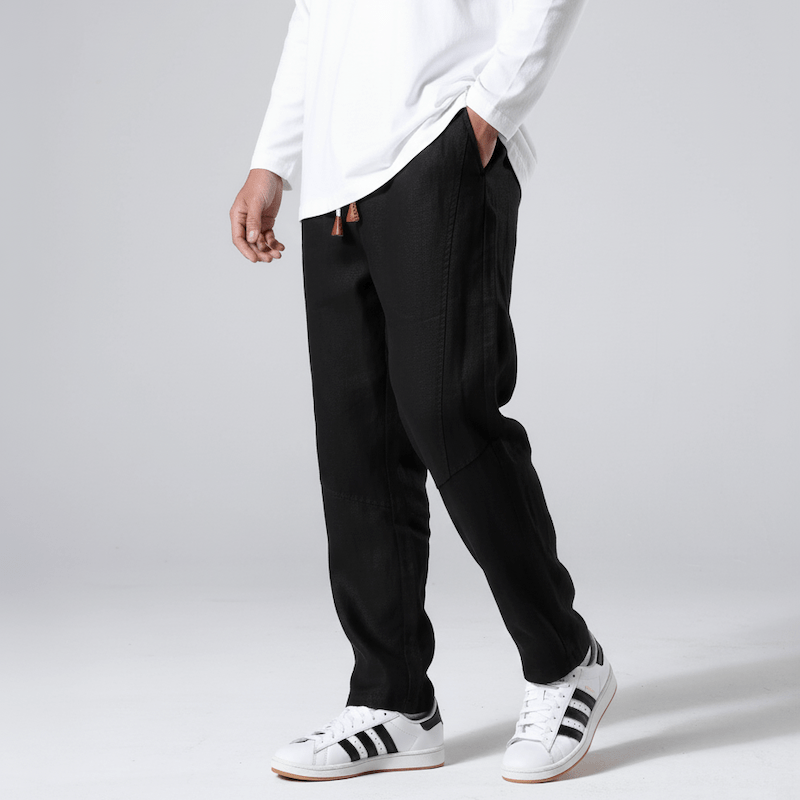 Tsuki - Pantalones japoneses cómodos de lino