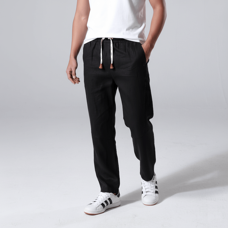 Tsuki - Pantalones japoneses cómodos de lino