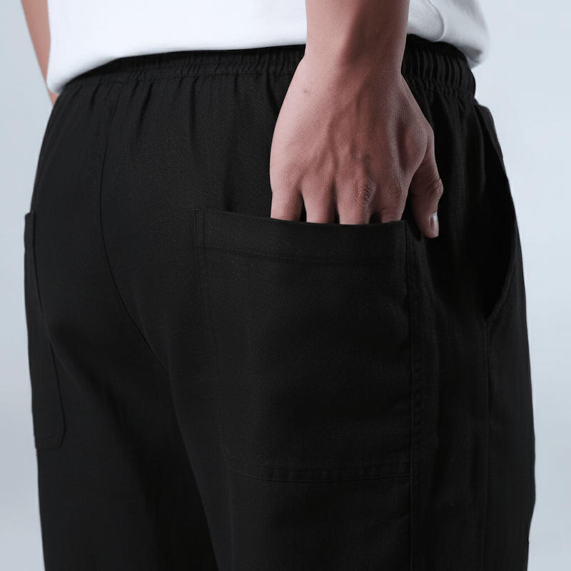 Tsuki - Pantalones japoneses cómodos de lino