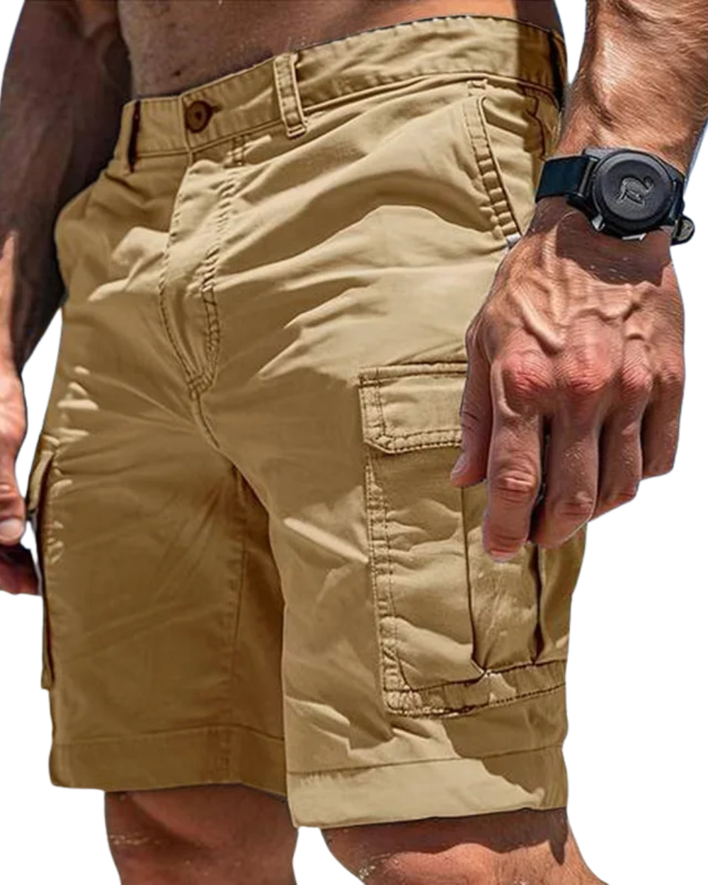 Pantalones cortos cargo elegantes