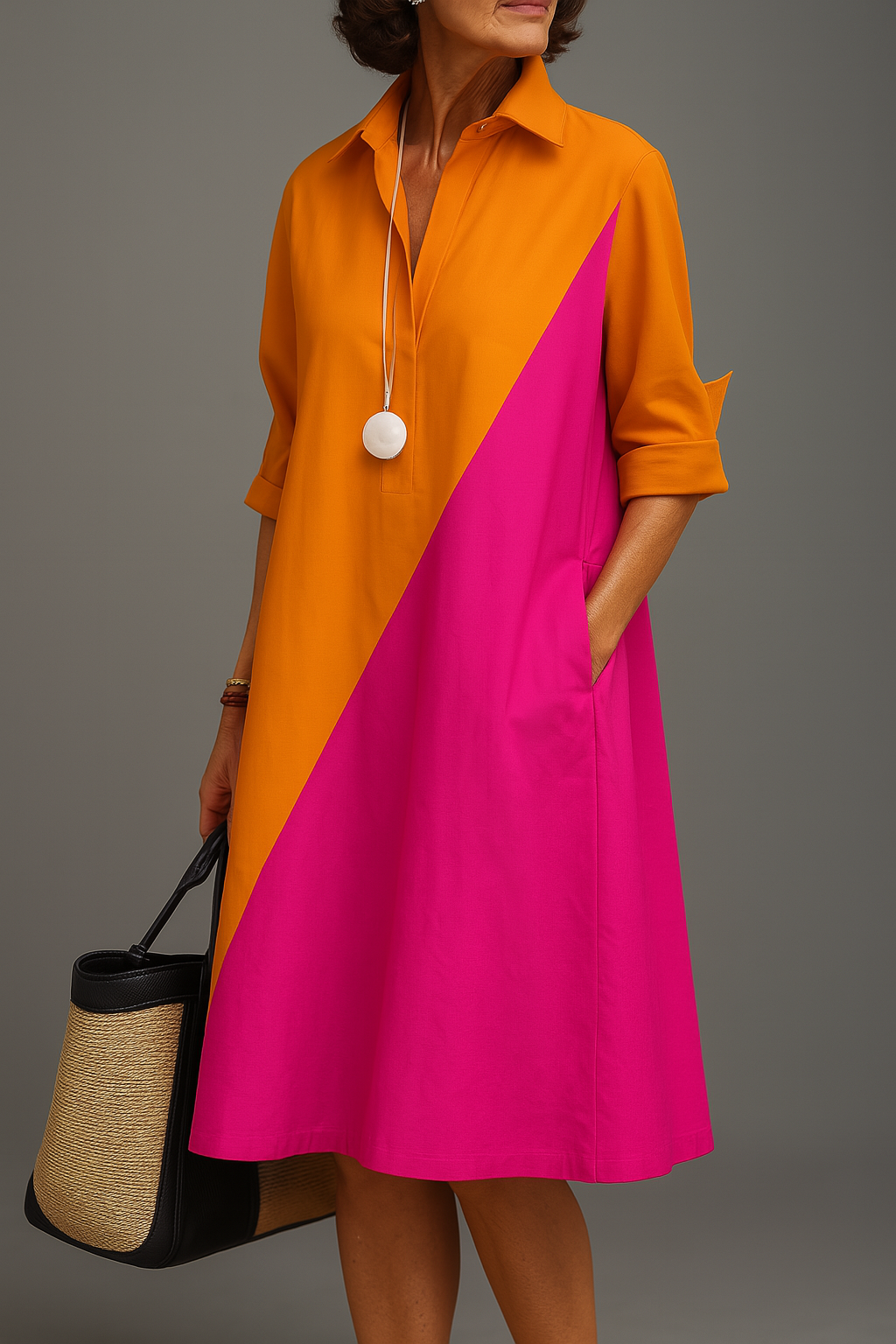 Kayla | Vestido de mediodía elegante y refinado