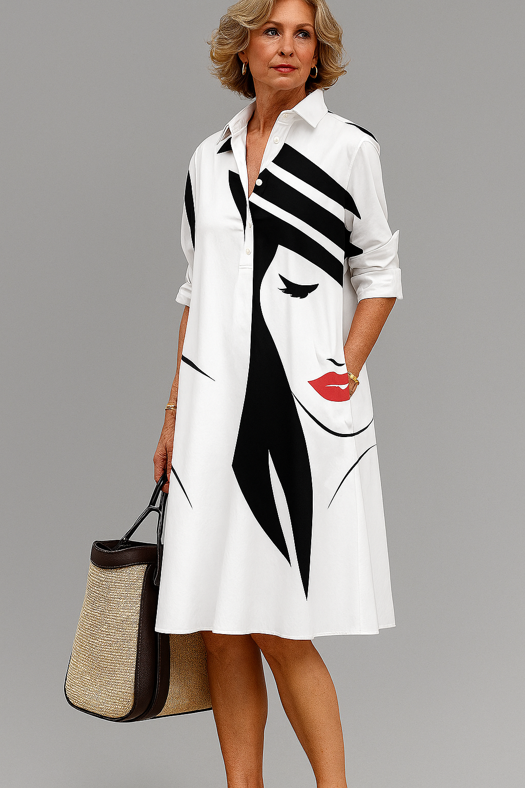 Bella | Vestido de mediodía elegante y refinado