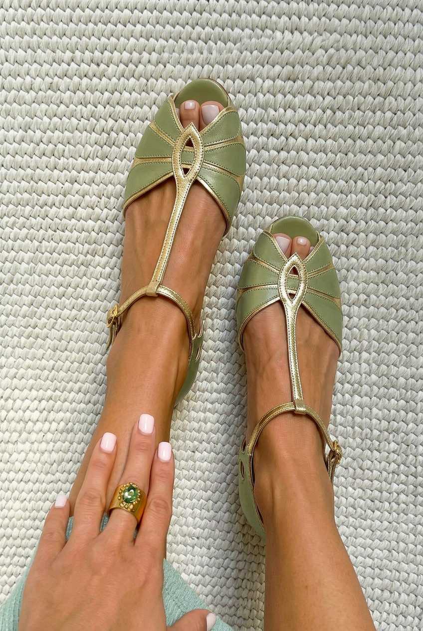 Karina | Zapatos Peep Toe con Tacón Ancho