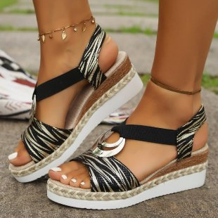 Marina | Sandalias Cómodas y Ergonómicas con Tacón de Cuña