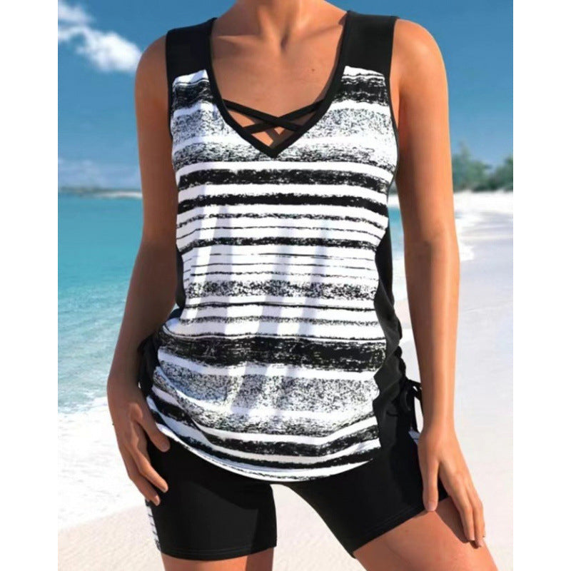 Sara | Tankini de Dos piezas de Cintura Alta