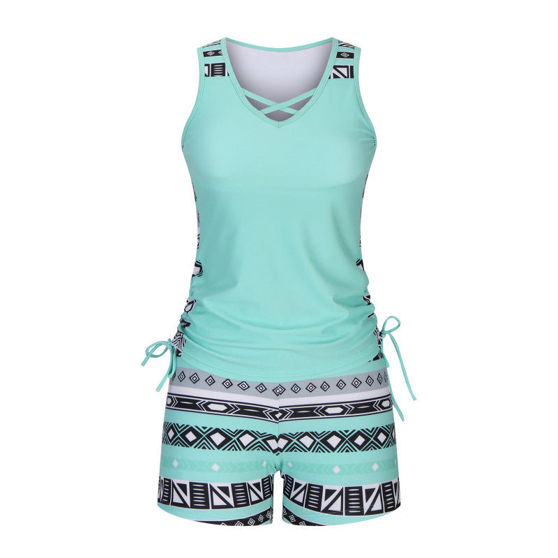 Sara | Tankini de Dos piezas de Cintura Alta