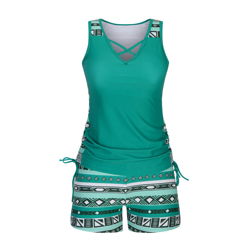 Sara | Tankini de Dos piezas de Cintura Alta