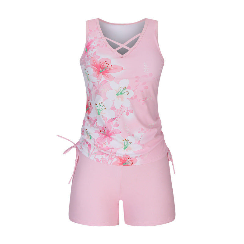Sara | Tankini de Dos piezas de Cintura Alta