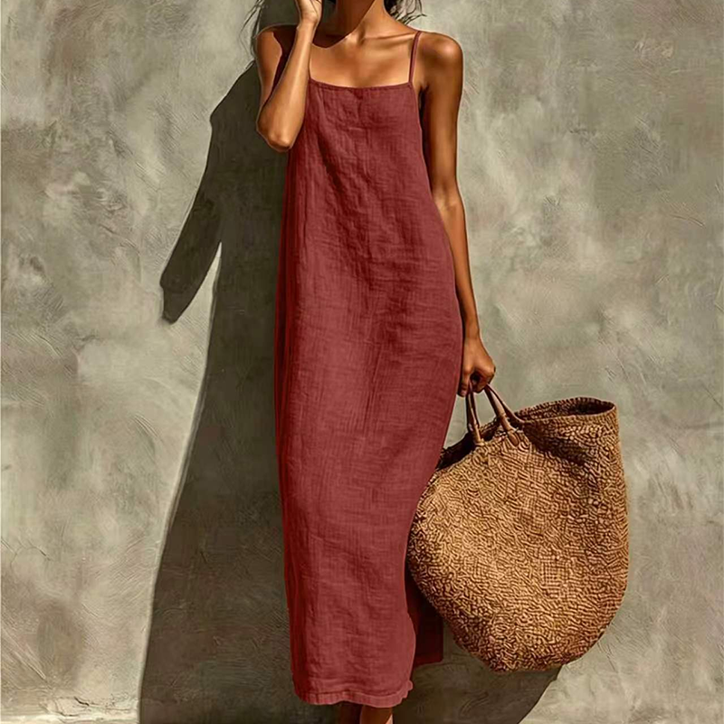 Camila | Vestido Liso de estilo Informal