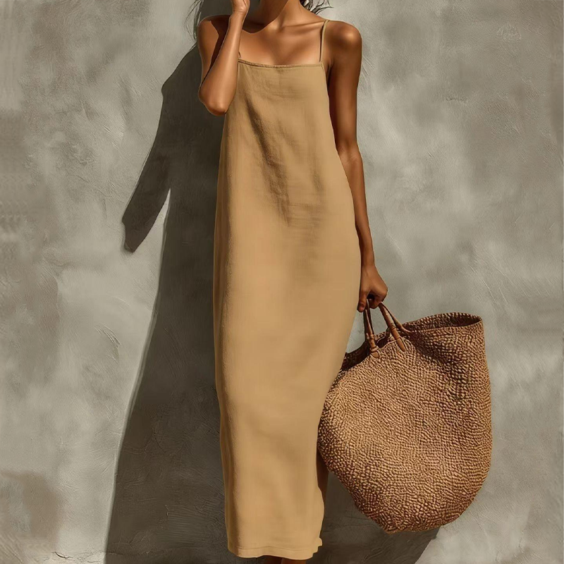 Camila | Vestido Liso de estilo Informal