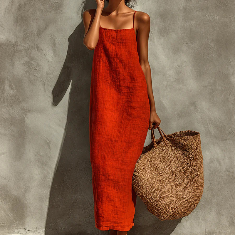 Camila | Vestido Liso de estilo Informal